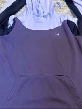 Under Armour Women's Lavender and Navy Hoodie